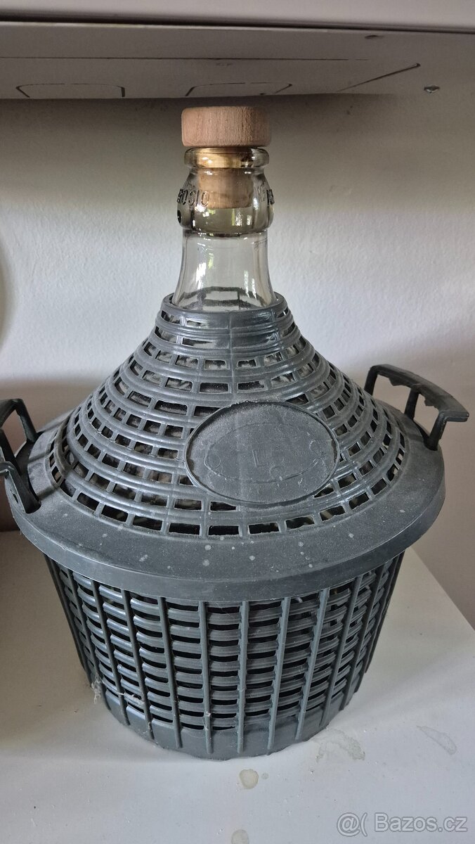 Demižony 5 l, 5 ks