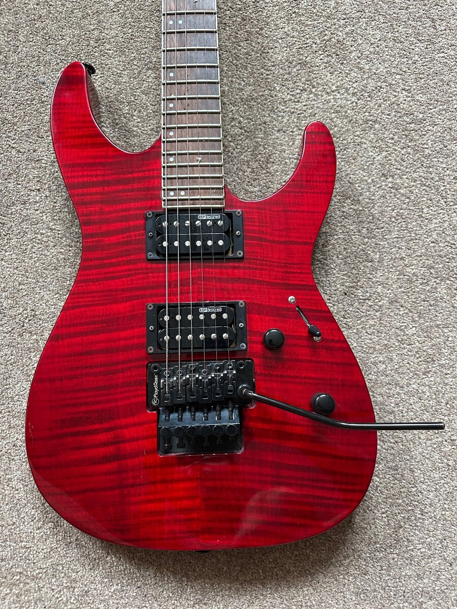 Elektrická kytara ESP LTD Červená