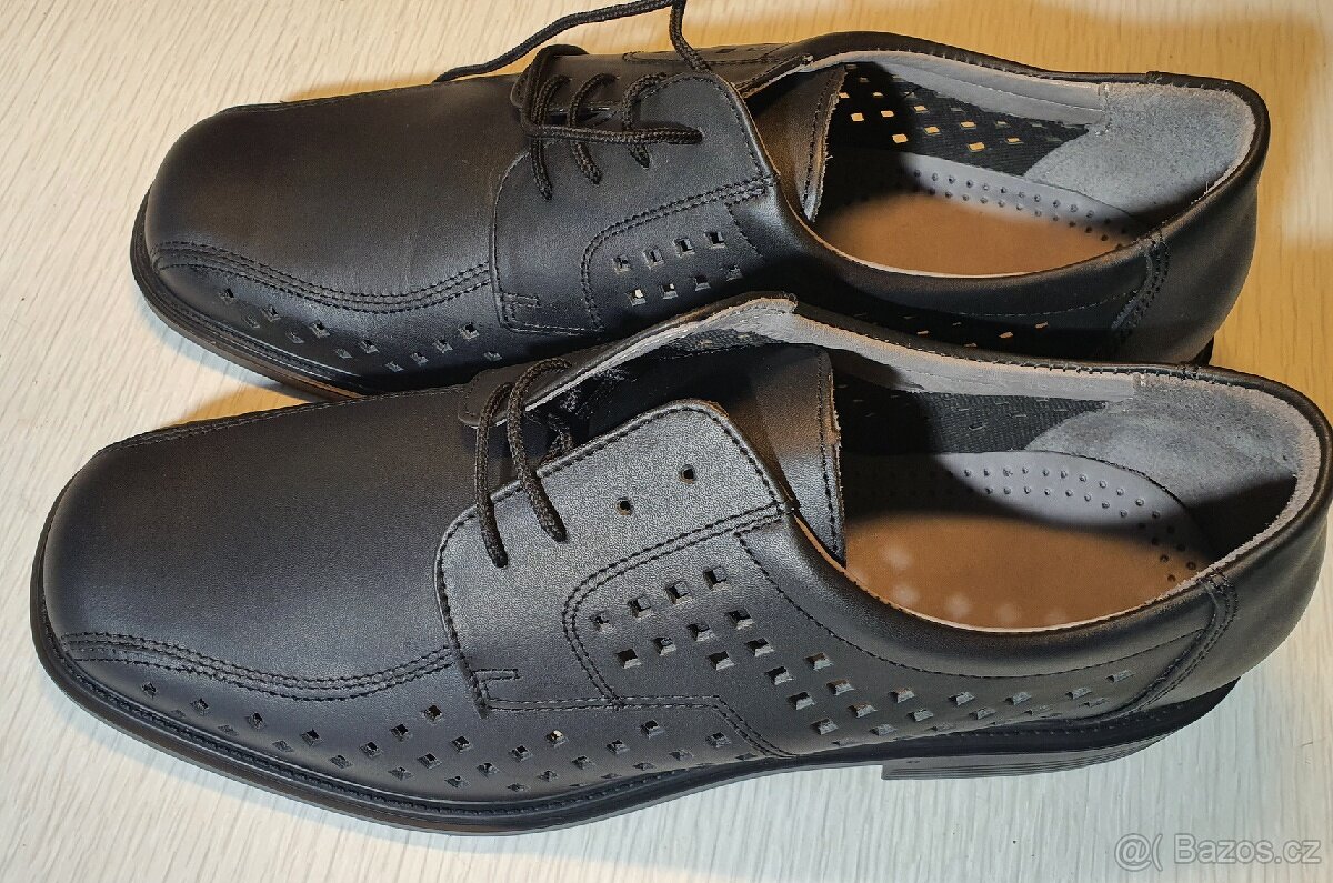 Vojenské kožené letní polobotky, vel. 310/32