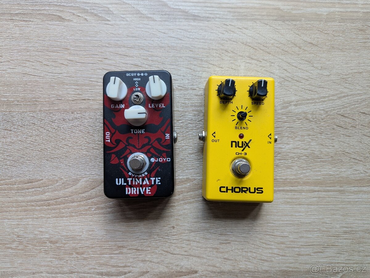 Joyo ultimate drive + NUX Chorus