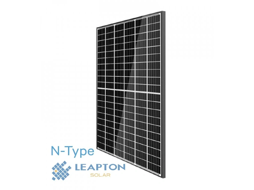 Solární panel Leapton 480W Black FRAME Bifaciální