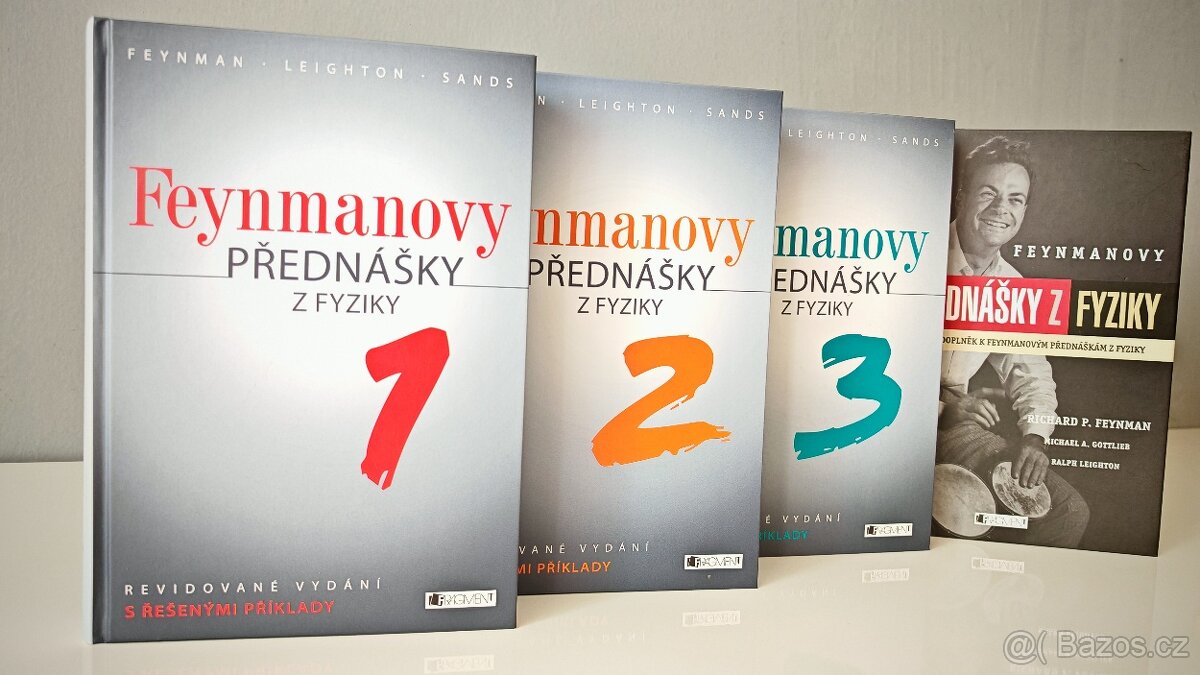 Feynmanovy přednášky z fyziky 1, 2, 3 + doplněk