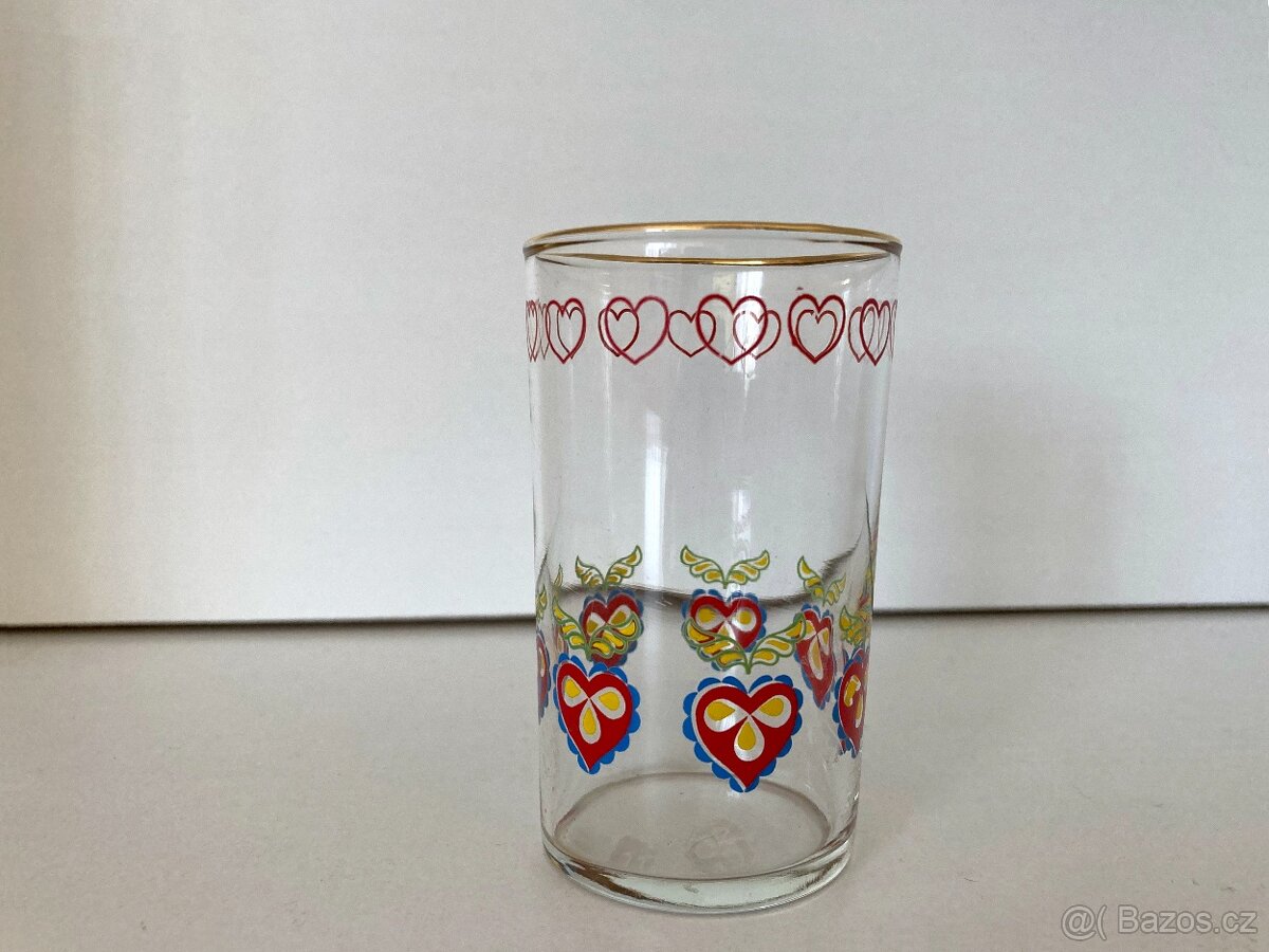 Skleničky různé/retro 0,1 l