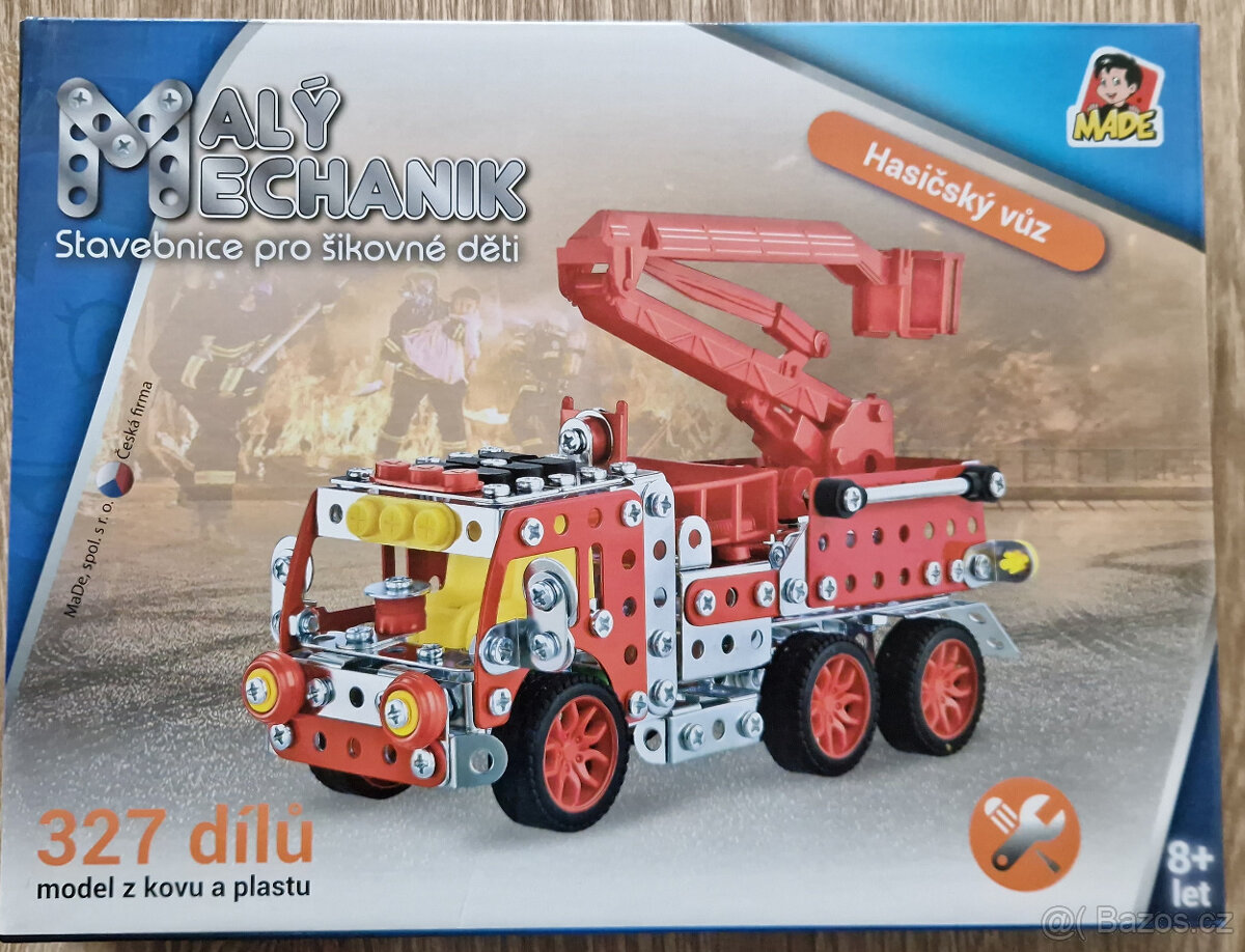 Malý mechanik stavebnice hasiči