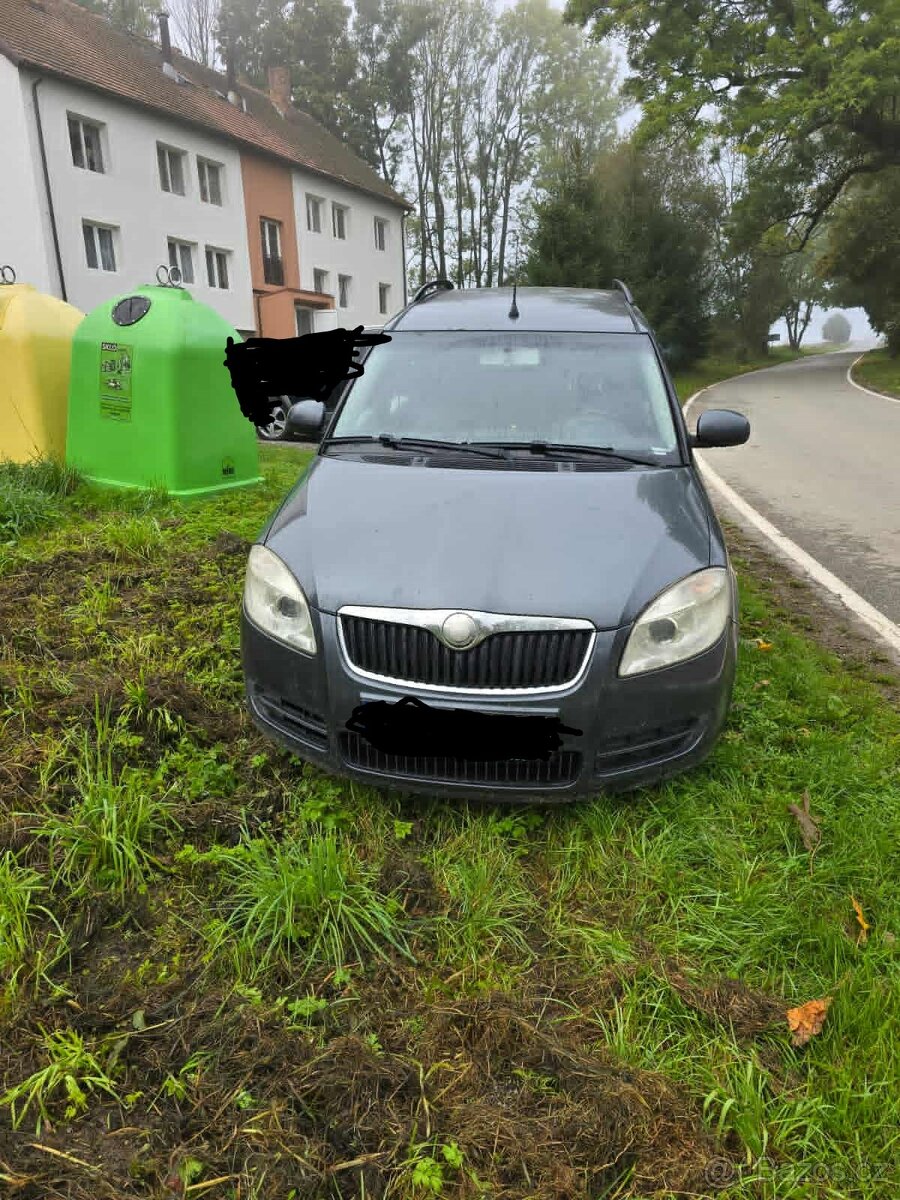 Škoda roomster 1.2 nova stk pojizdne cen 15 tis