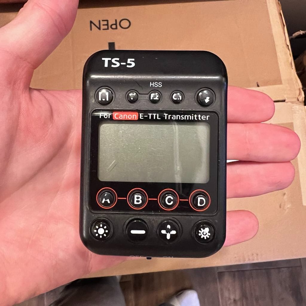 Flash Trigger 2.4 ghz TS5C TR for Canon