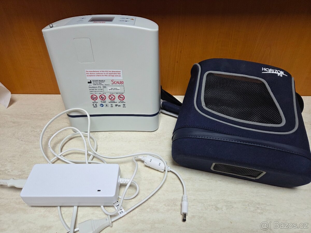 Přenosný kyslíkový koncentrátor