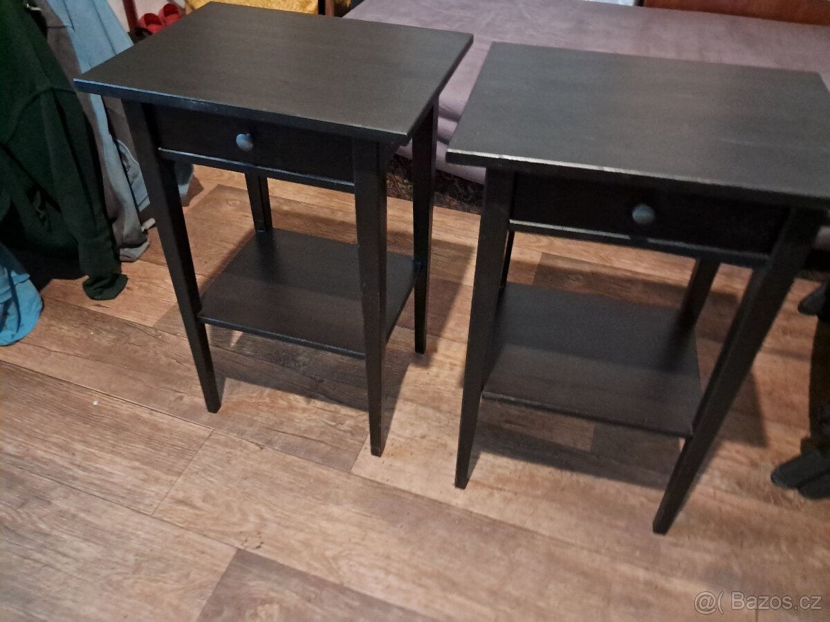 Ikea  2x noční stolek Hemnes