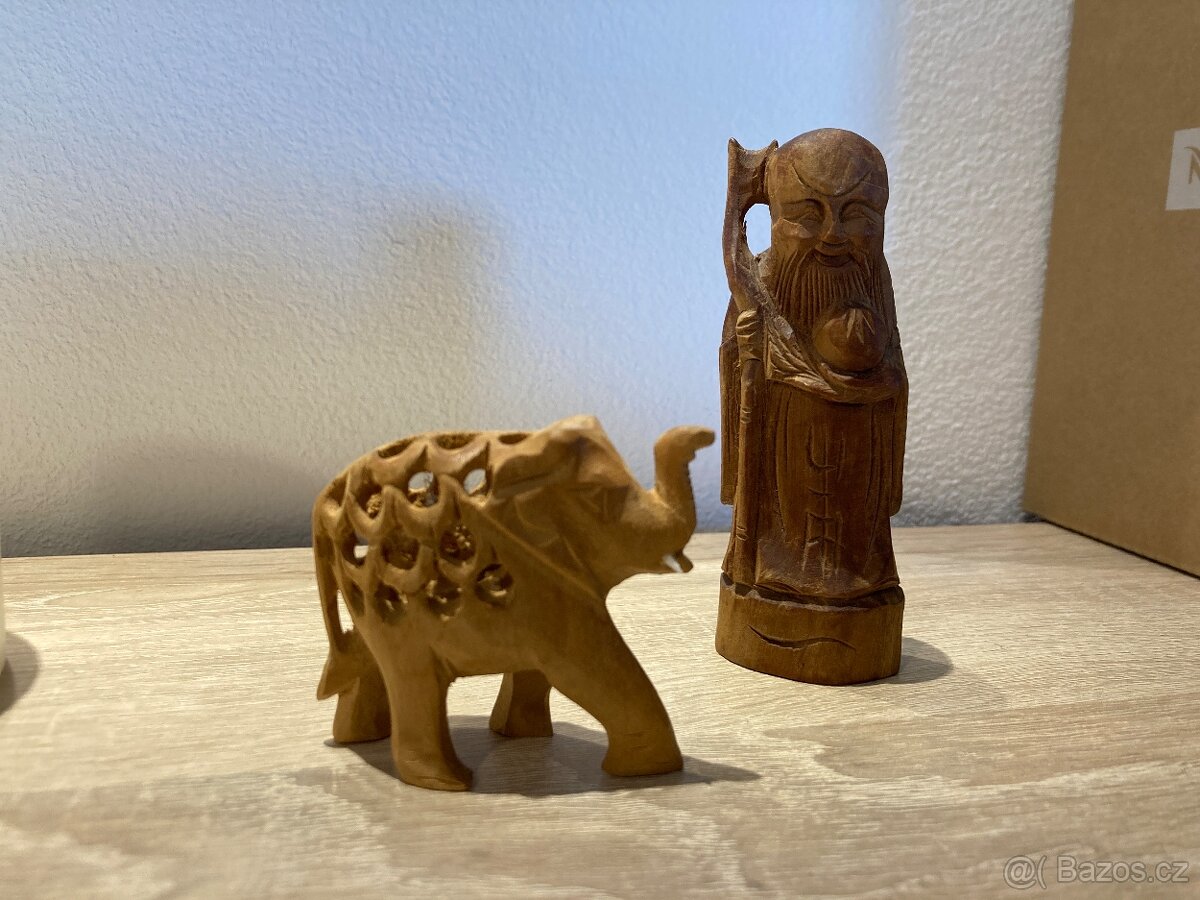 Dřevěná soška Feng Shui