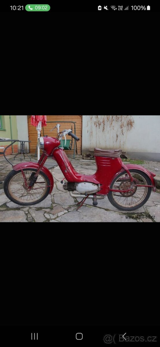 Jawa - 550 Pařez R.V.1955