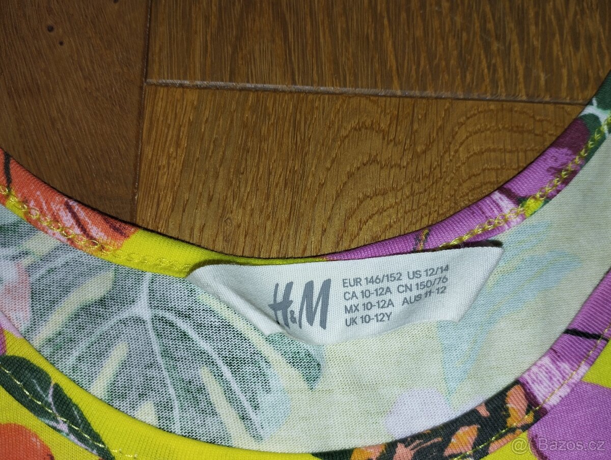 Dívčí letní šaty H&M, vel. 146/152