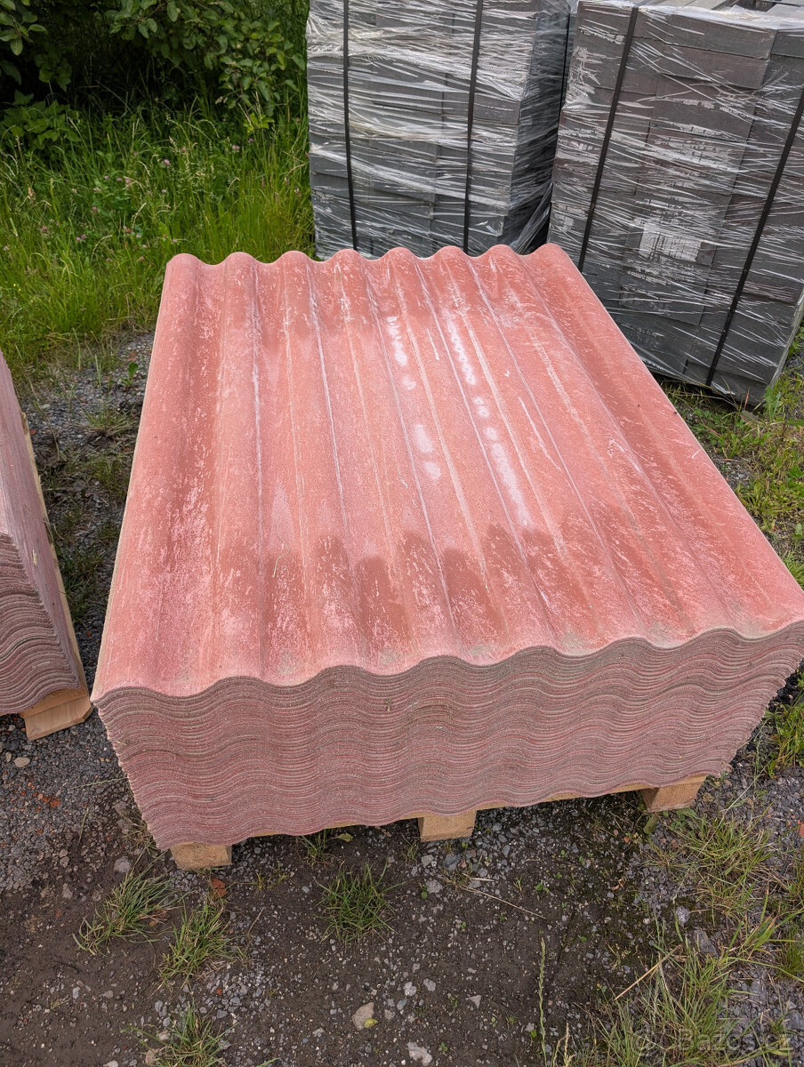 Střešní krytina -  eternit - malá vlna