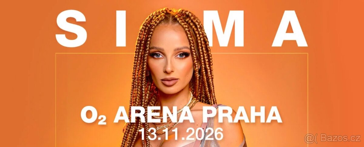 SIMA O2 arena Praha 13.11.2026 - STÁNÍ U PÓDIA