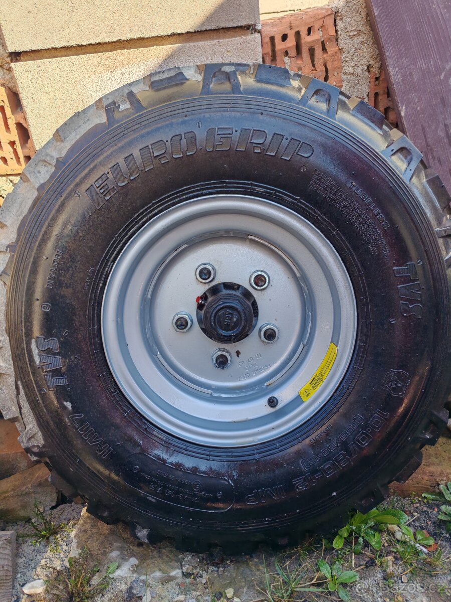 Prodám nová 4x kompletní kola 10.0/80-12