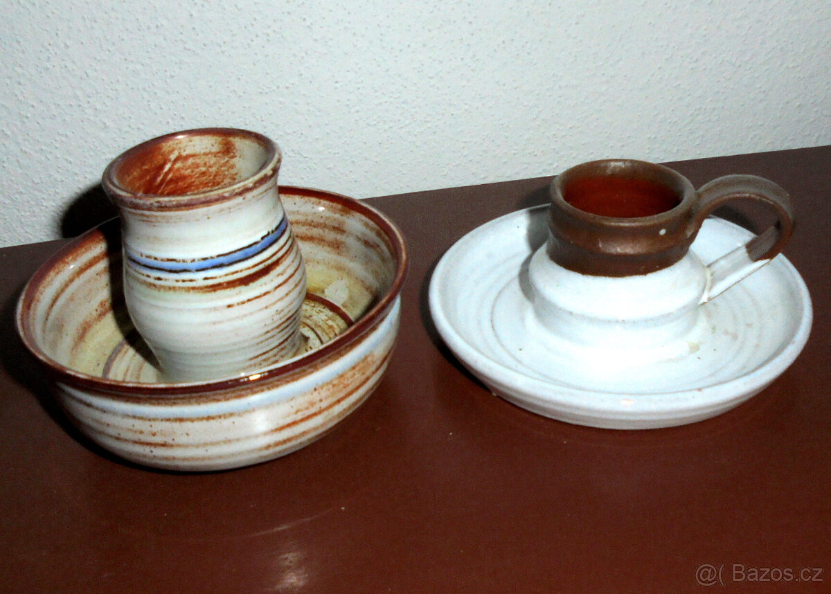 Svícen keramický retro