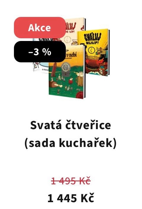 Sada knih těhotnej kuchař