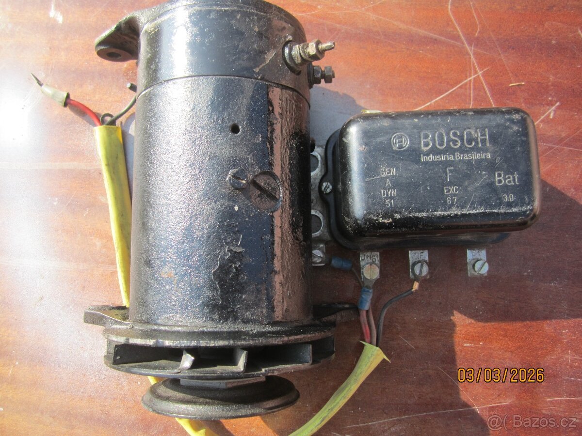 Dynamo + relé BOSCH