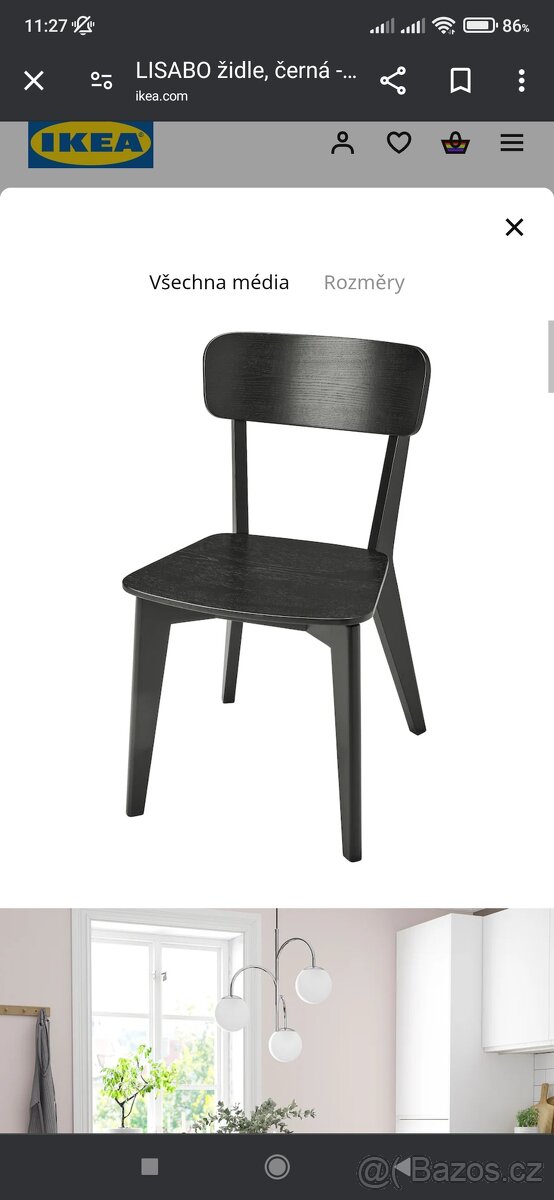 židle Lisabo Ikea