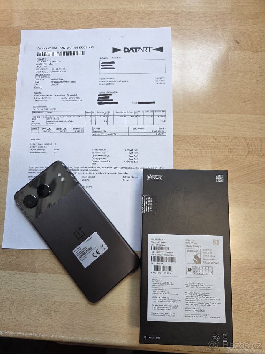 One Plus Nord 4 12/257 Nový