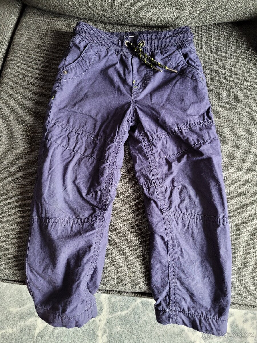 Zateplené kalhoty pro kluka vel. 104