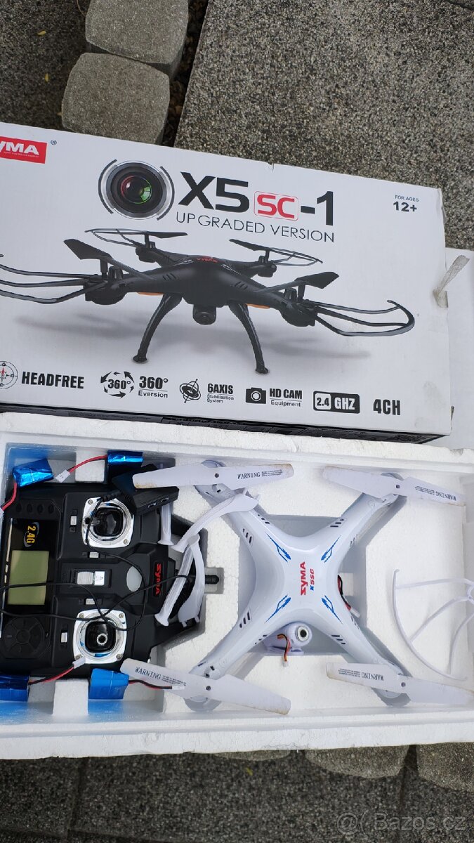 Funkční Dron Syma X5 sc-1 upgrade version