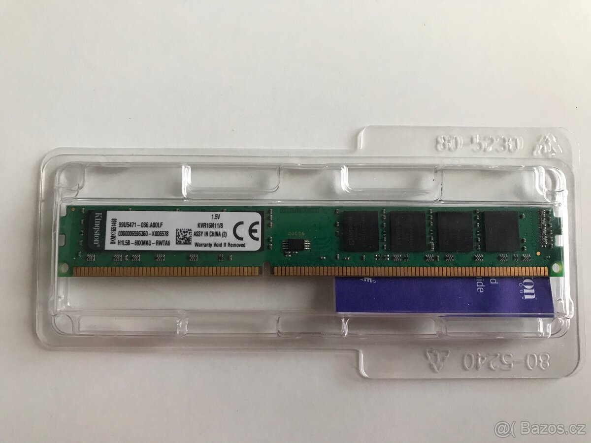 Prodám paměti DDR3 pro počítač 8Gb