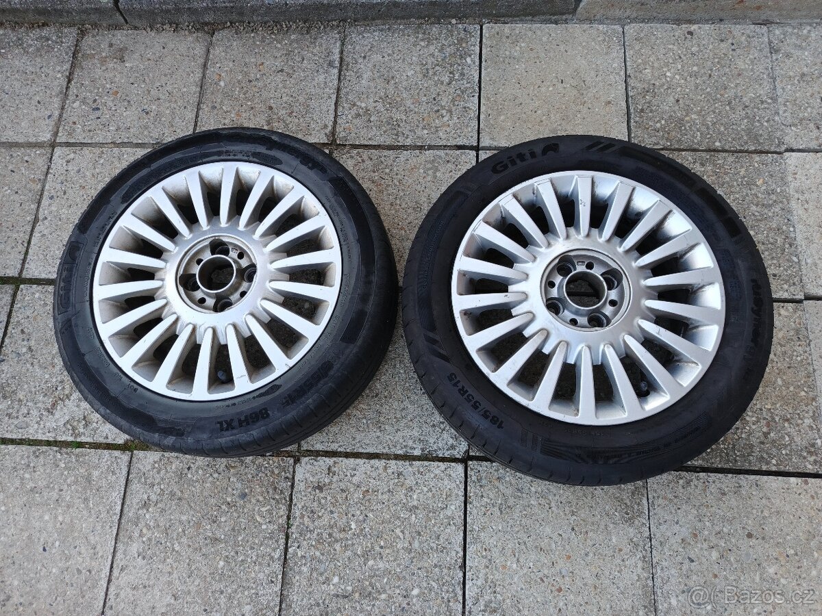 Prodám litá kola z Fiat 500