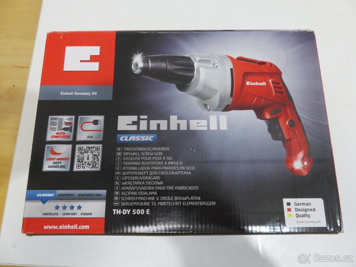 Nový elektrický montážní šroubovák Einhell TH-DY 500 E