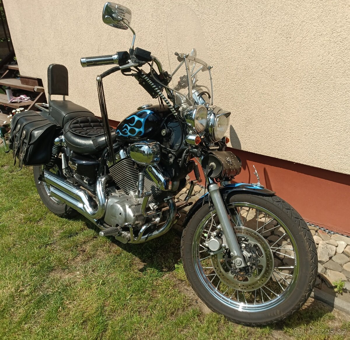 Prodám Yamaha virago 535, 34 kw,61000 km. 1989