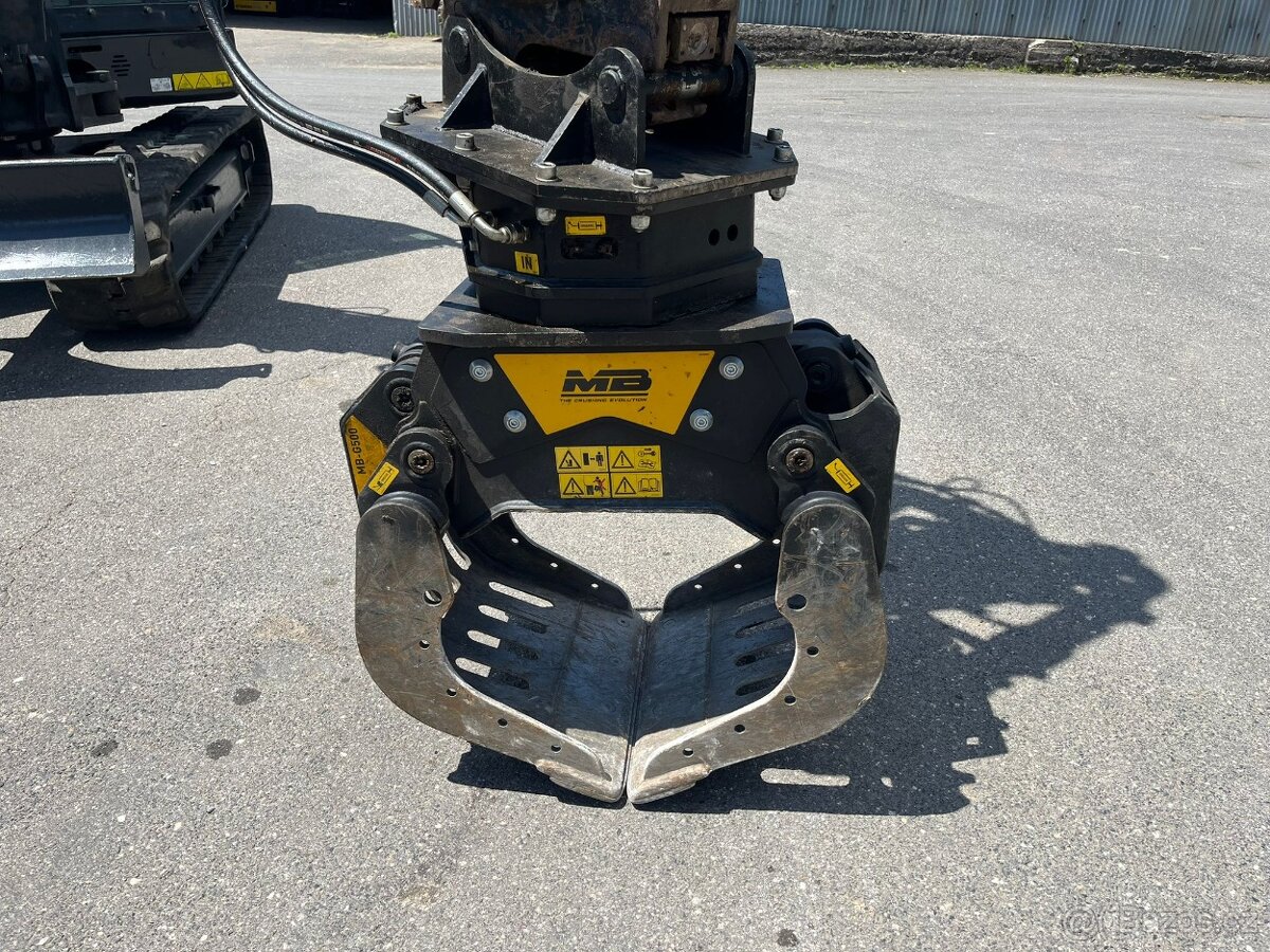 Sortýrovací drapák MB CRUSHER 5-10t - 420kg