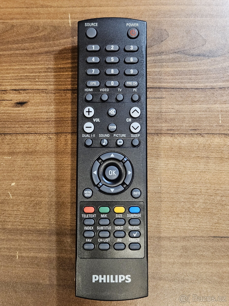 Dálkový ovladač k TV monitoru Philips