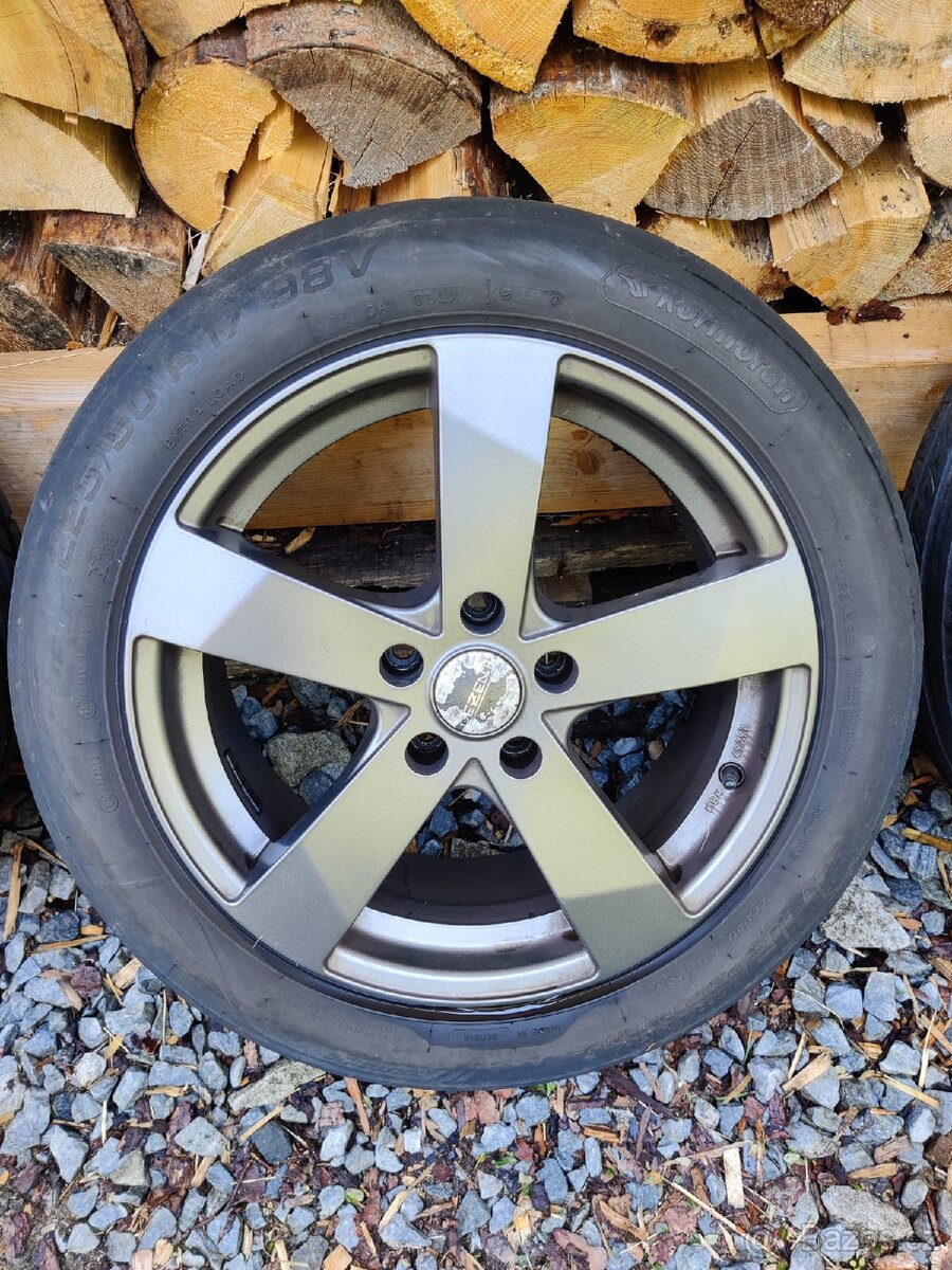 Alu kola 5×112 r 17, ET 44, VW, Škoda, Seat, Audi