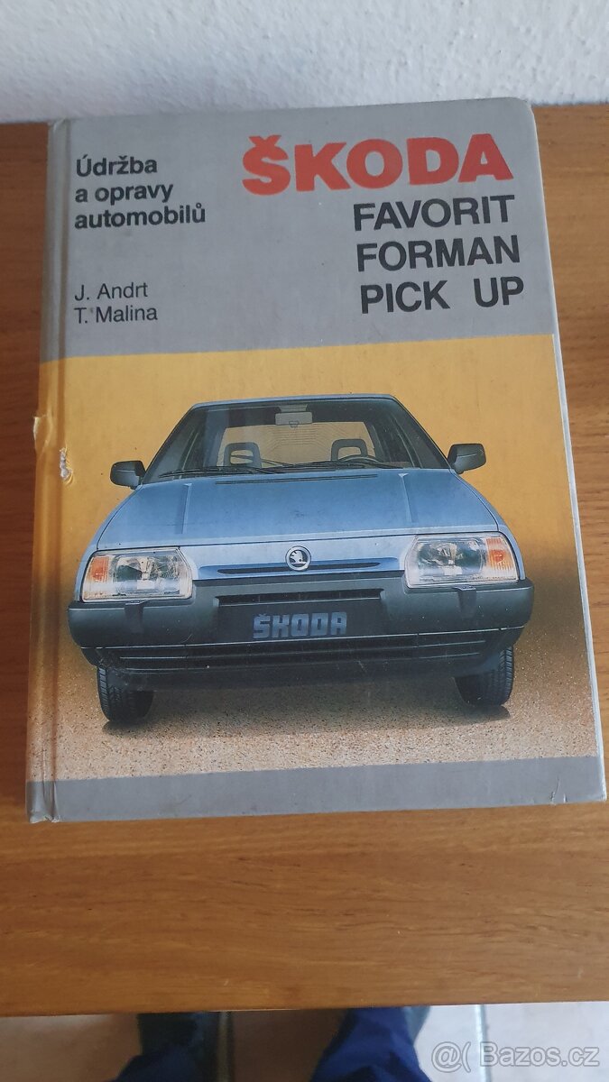 Škoda favorit forman knihy příručky návody