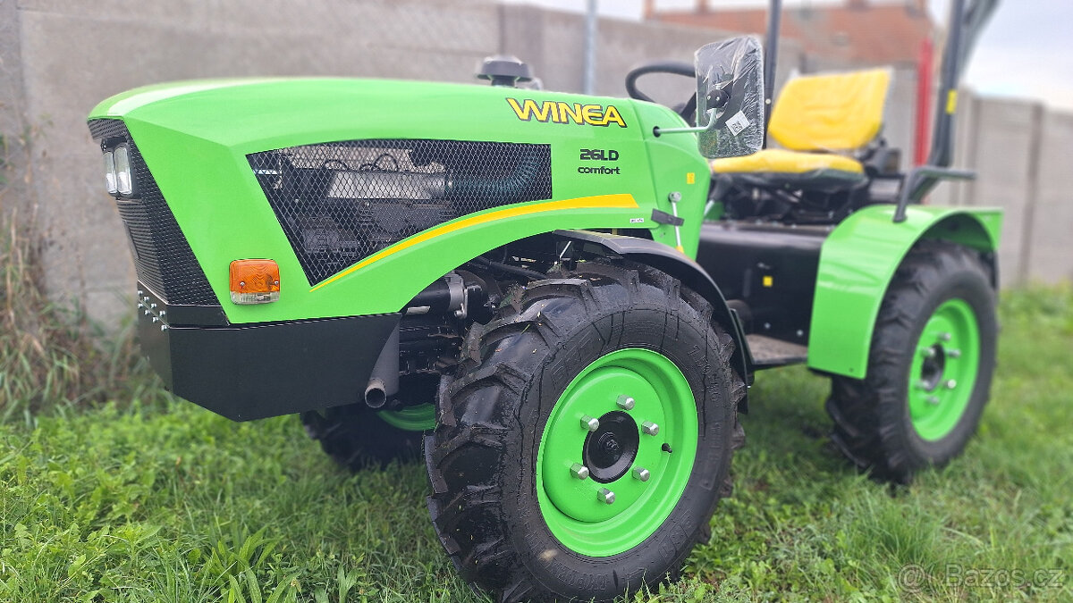 malotraktor WINEA 26 LD Comfort zánovní stav