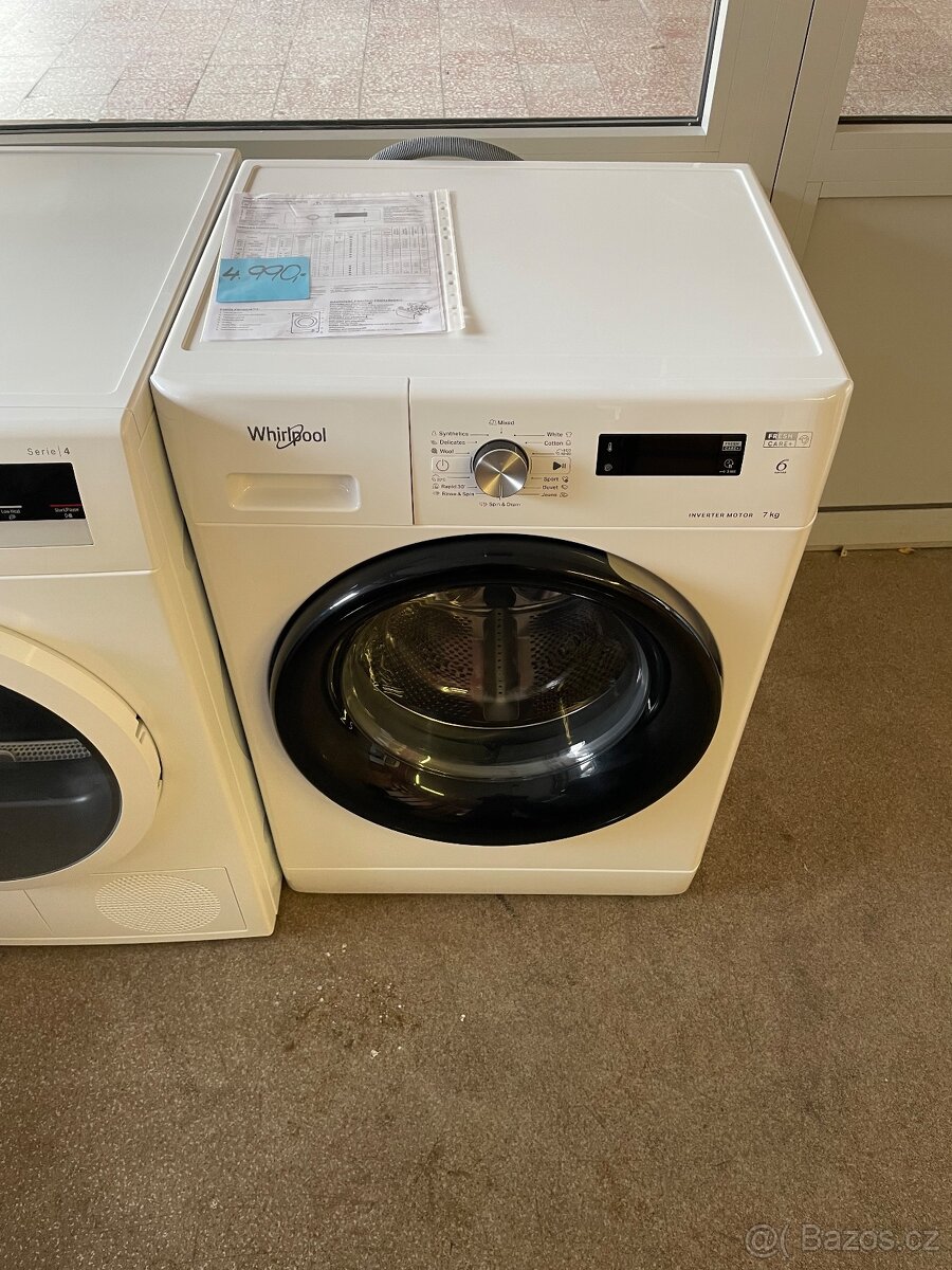 Pračka Whirlpool zárukou 1 rok