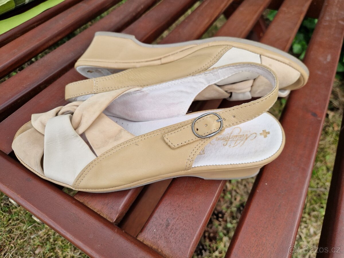 Celokožené nové značkové pohodlné boty vel 40, zn.Naturform