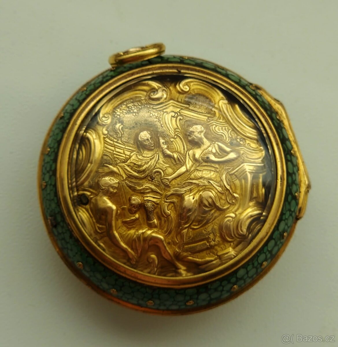 Zlaté kapesní hodinky špindlovky