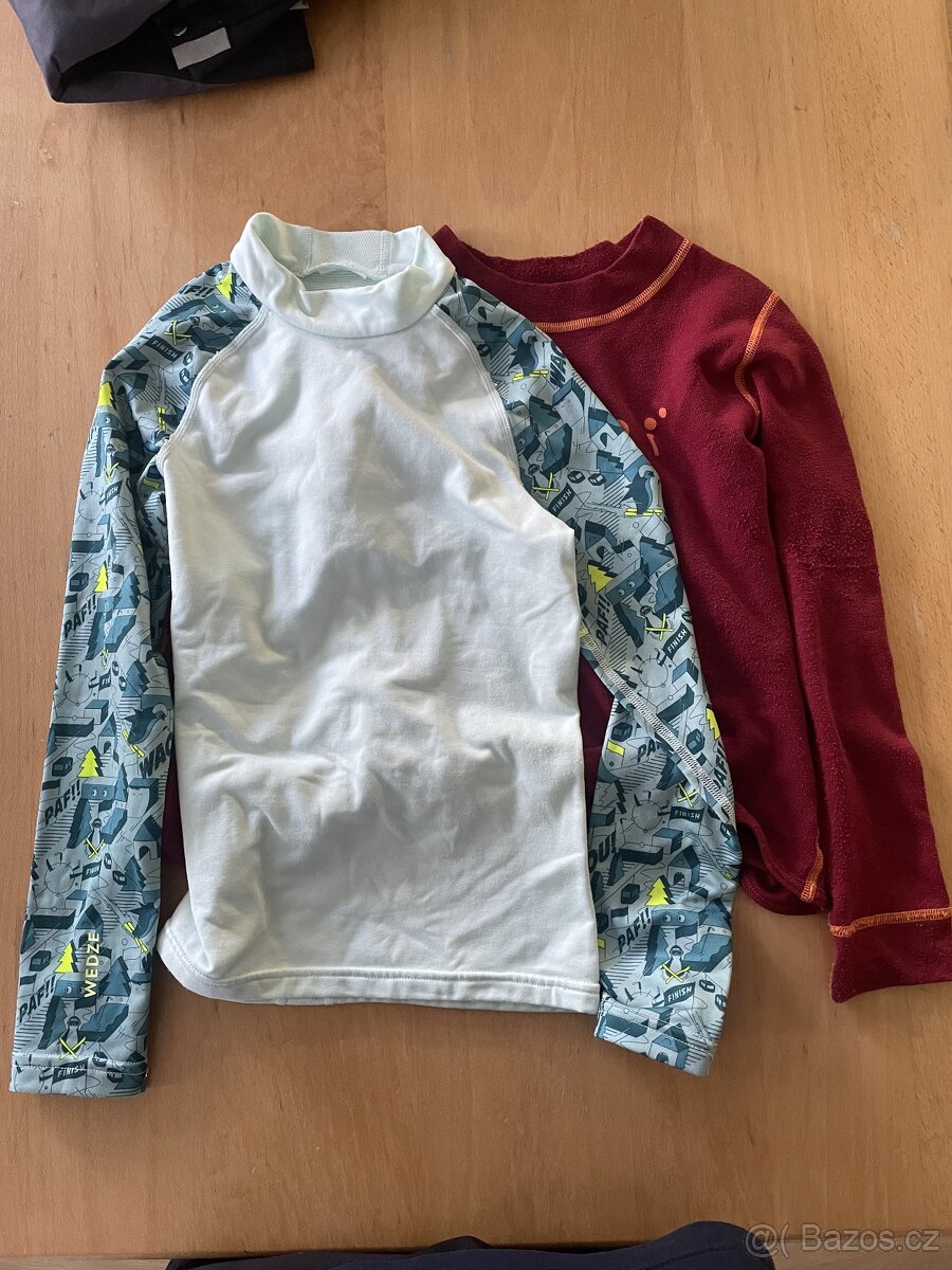 Dvě dětská termotrika na dítě 7-8 let