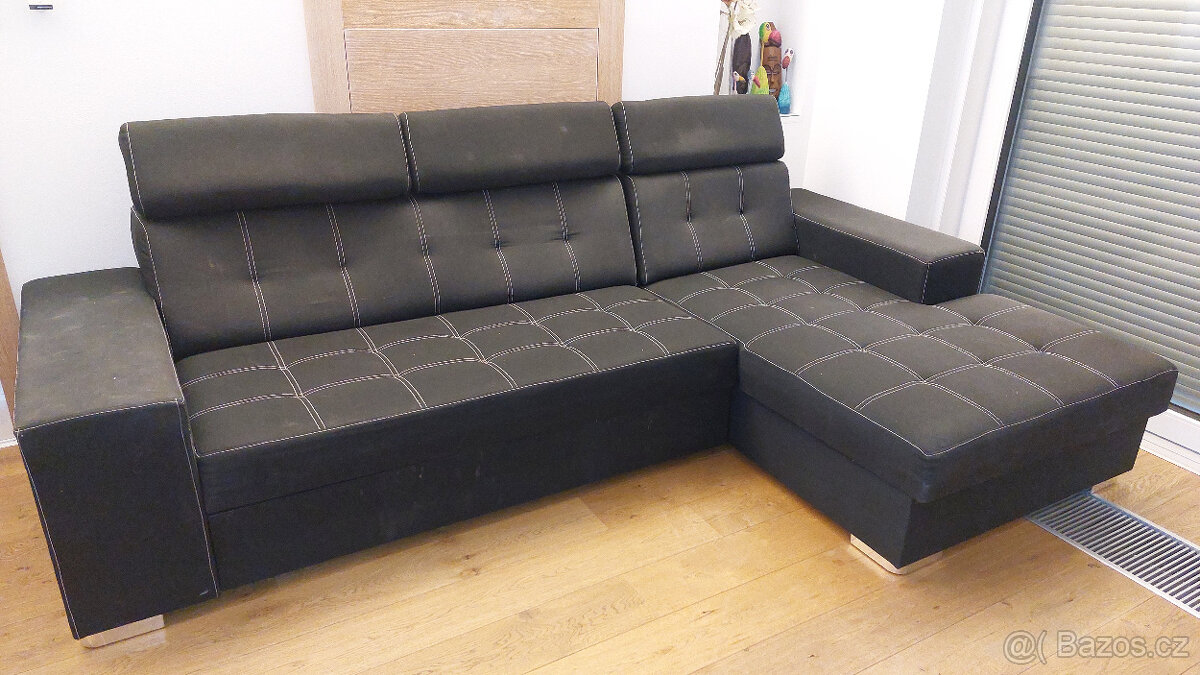 Rozkládací sedací souprava, gauč