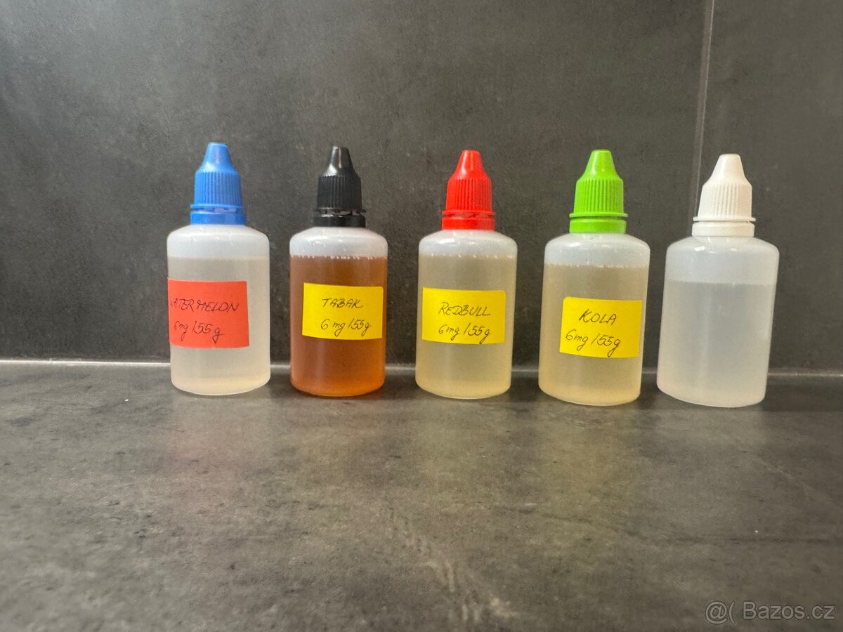 Bázy glycerol / propylénglycol + aróma