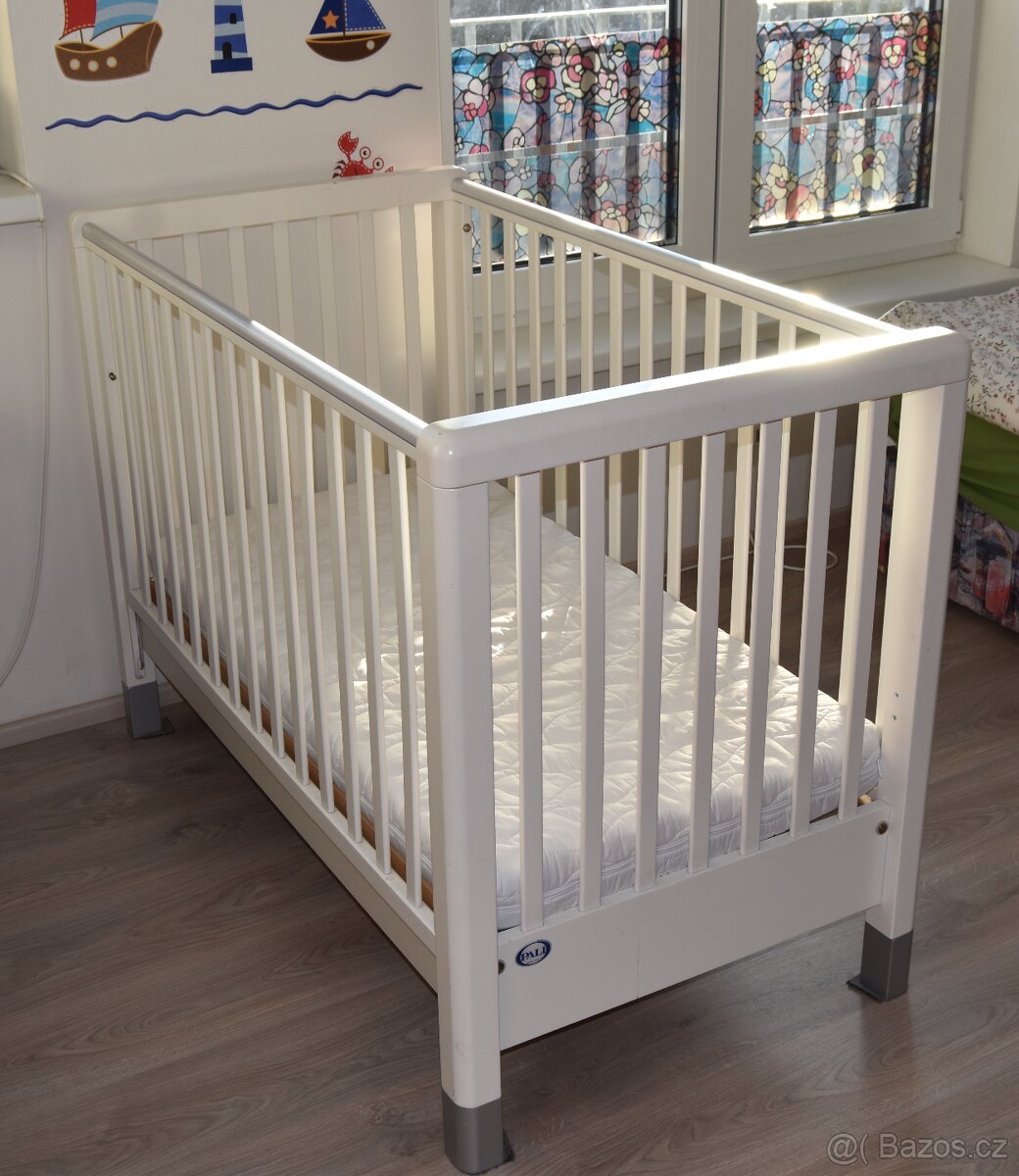 Dětská postýlka PALI KRIO, vč. matrace 120x60cm