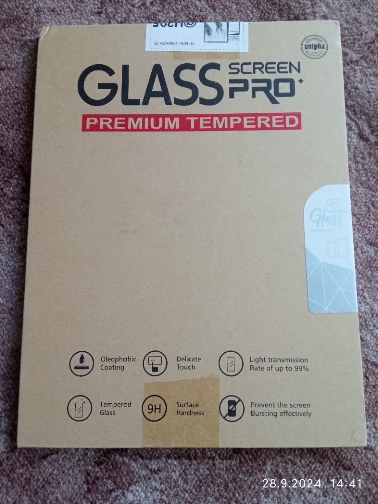 2ks tvrzeného skla 9H Samsung Galaxy Tab S5,S6 10,5