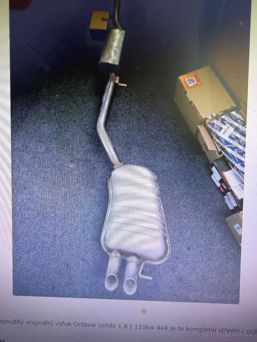Koupím výfuk Octavia 1.8t 4x4