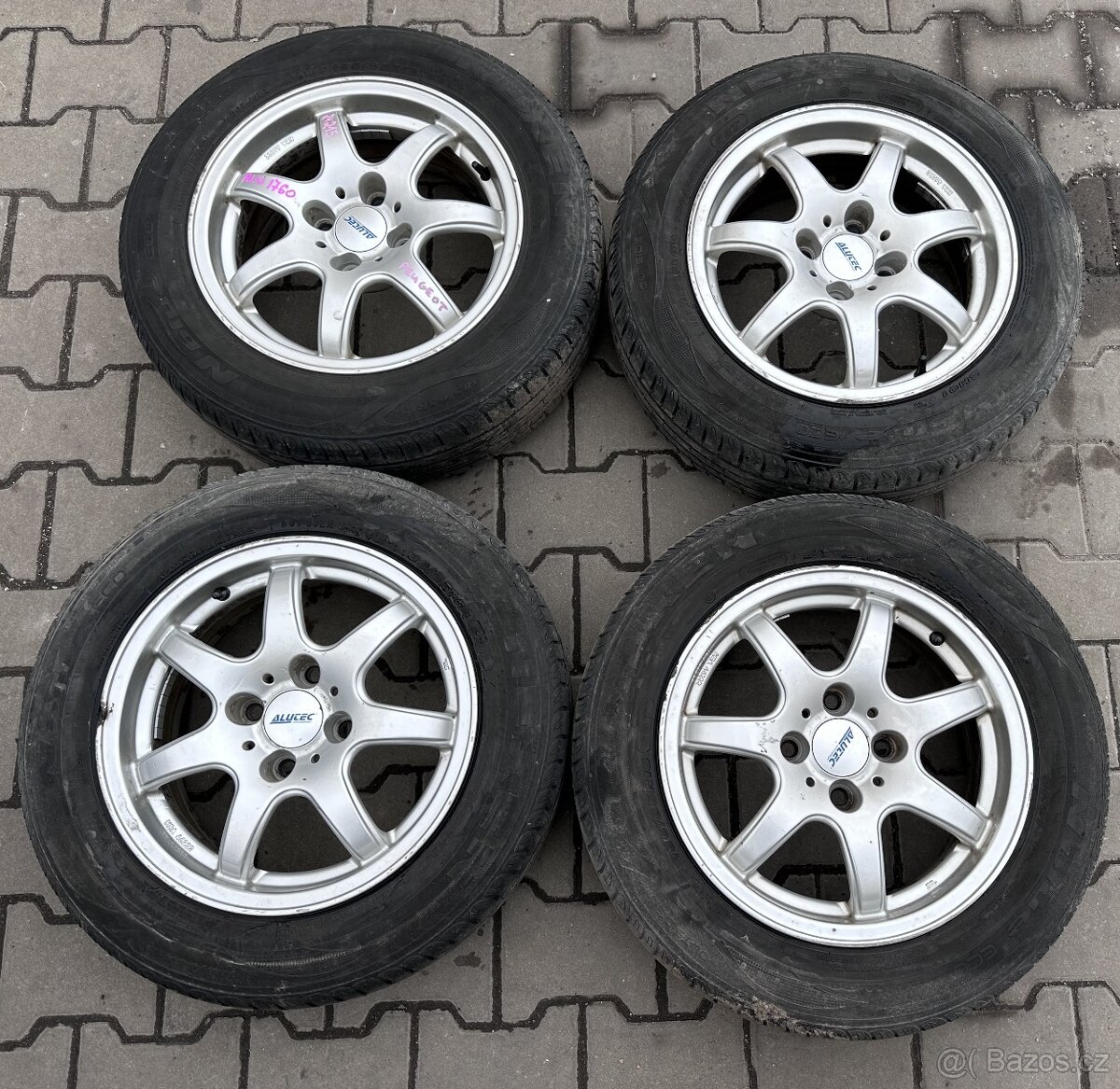 Prodám ALU kola Peugeot č. 1760