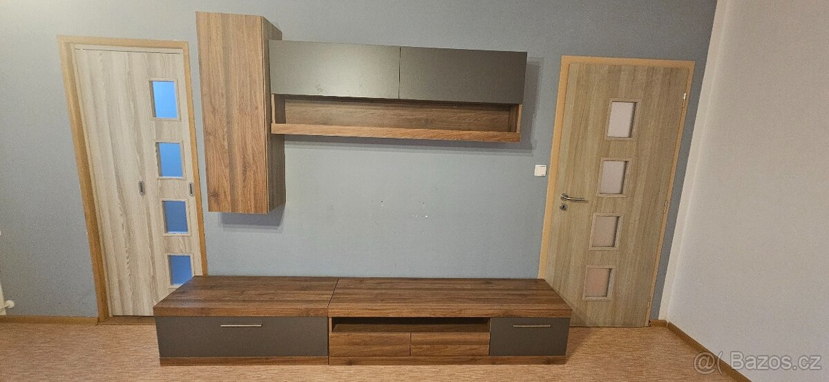 Obývací stěna + komoda a skříňka