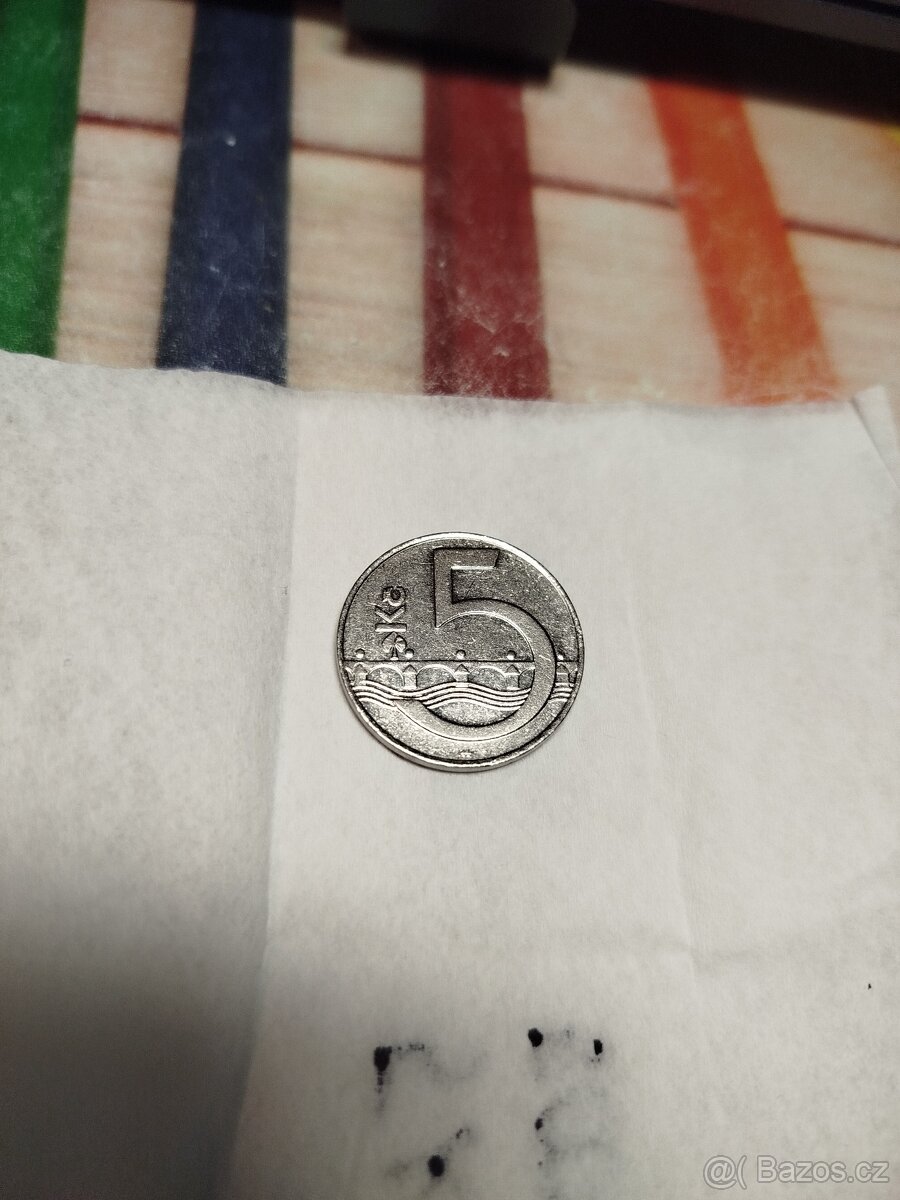 5 kč z roku 1994