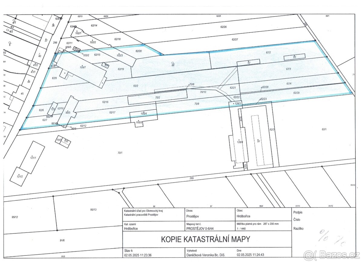 Pozemky Farma Areál Obchodní prostory