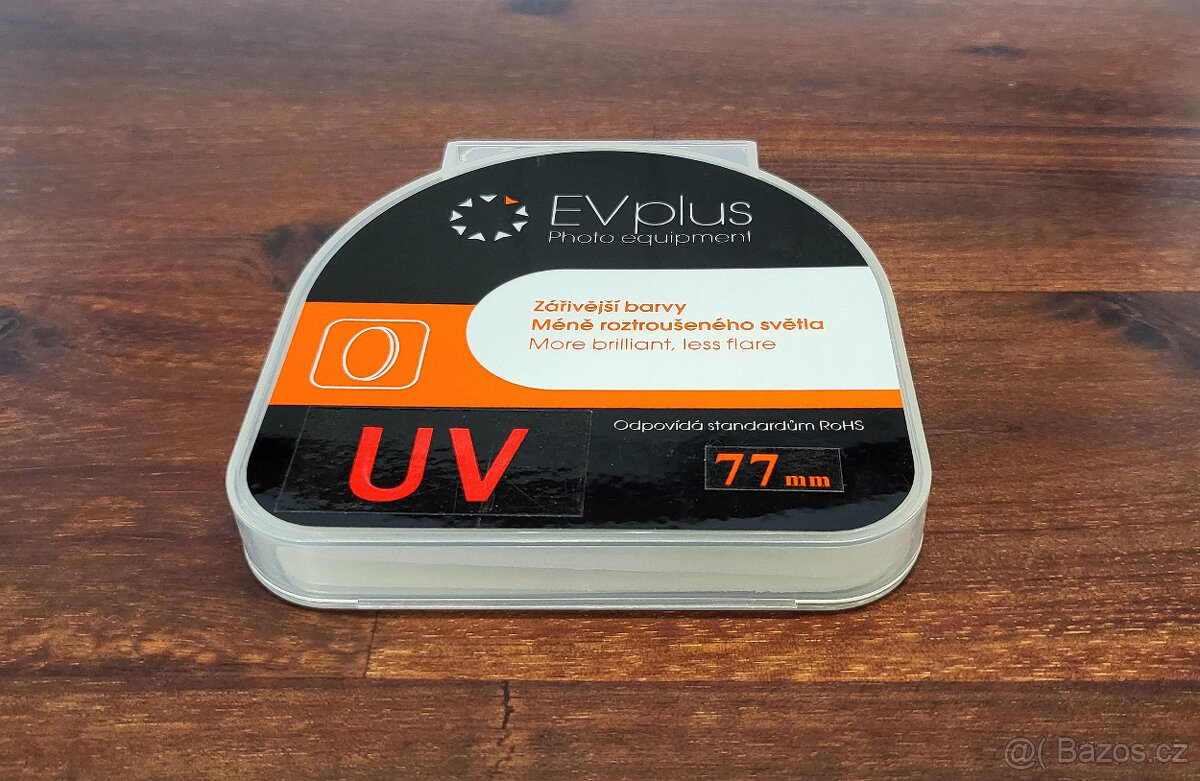 UV filtr EVplus 77mm - nový