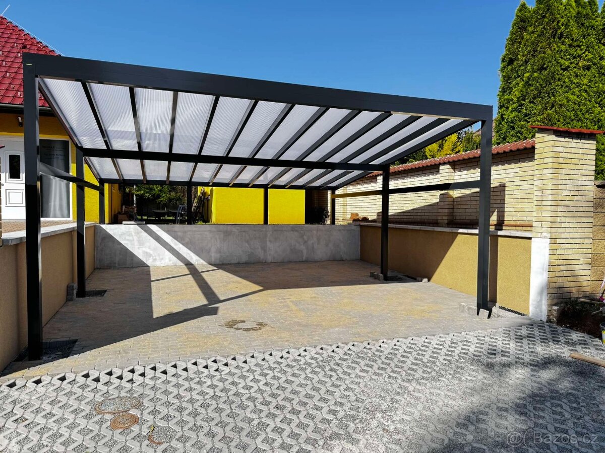 Samonosné hliníkové stání pro auto