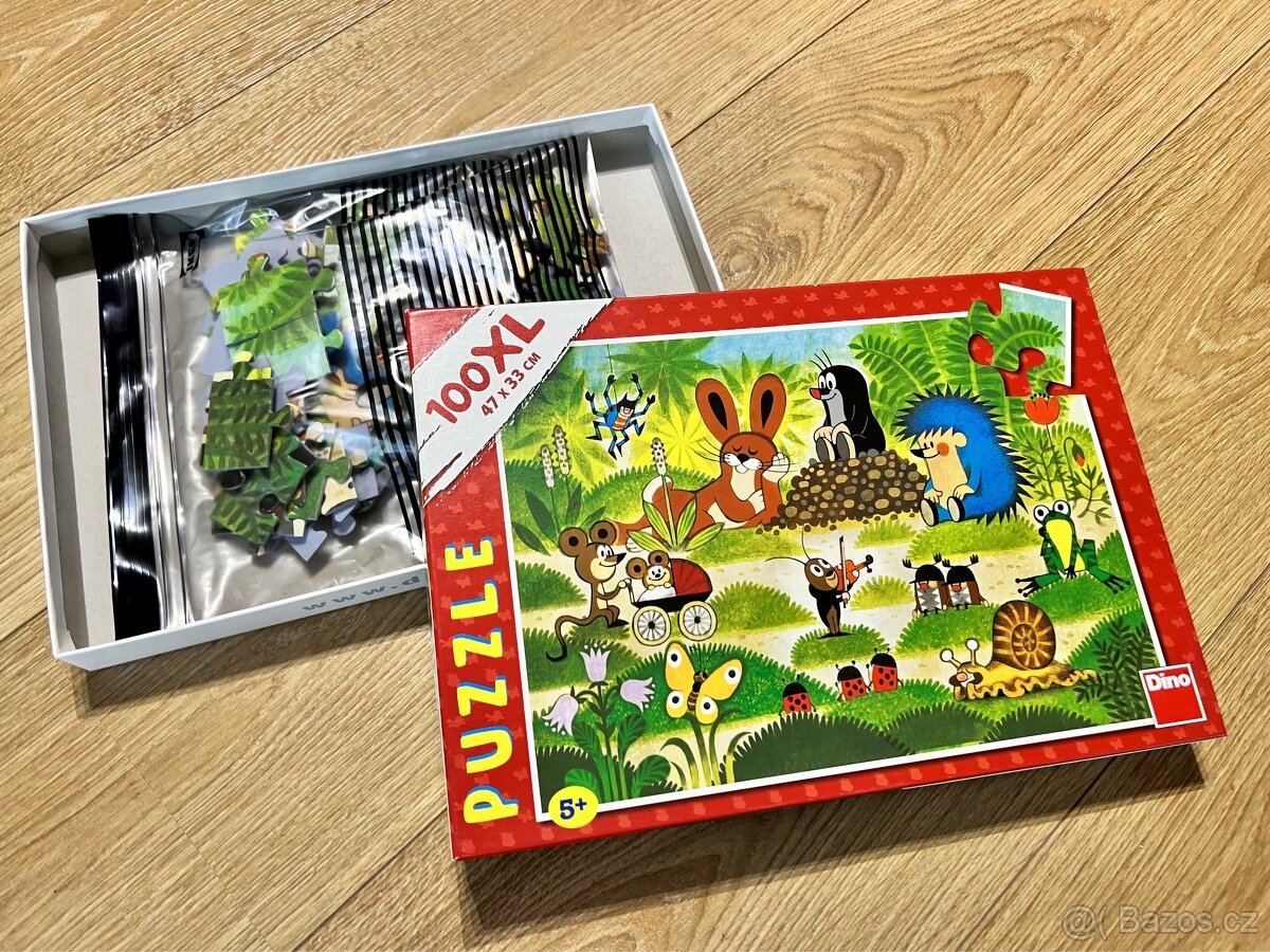 Dino puzzle Krteček 100XL dílků